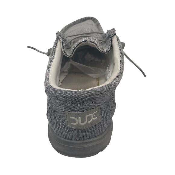 Hey Dude Wally B Stretch Loafers Men's Size 13 Grey Melange Slip On Shoes - Picture 3 of 8